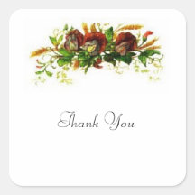 Thank You Square Sticker