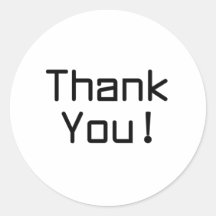 Thank You Sticker