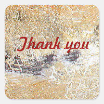 Thank you sticker