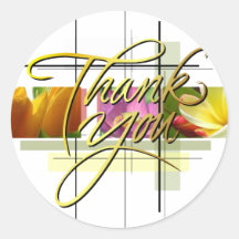Thank you sticker