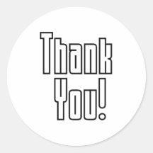 Thank You Sticker