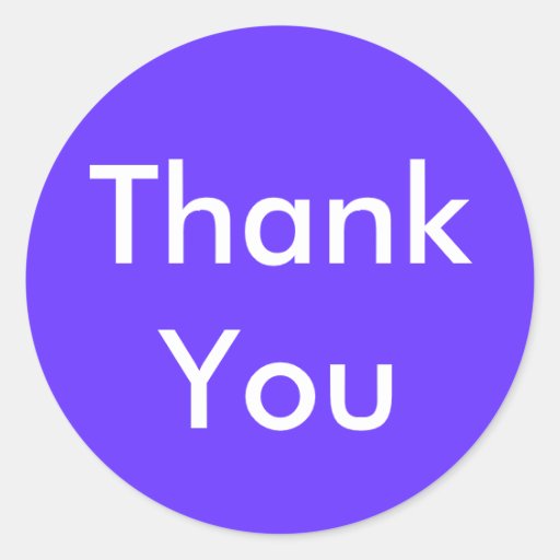 Thank You Stickers