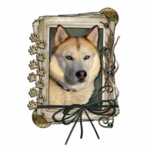 Thank You - Stone Paws - Siberian Husky - Copper Photo Cutout