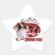 Thank You - Thank You Very Much - Chihuahua -Gizmo Star Stickers