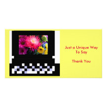Thank You Unique Computer Bk & Mums Photo Cards