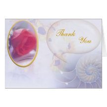 Thank You Wedding Card
