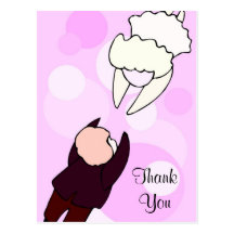 Thank You Wedding Postcard