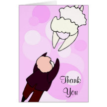 Thank You wedding, shower card