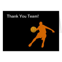 Thank Your Basketball Team Cards