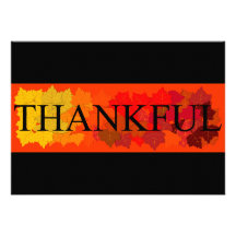 THANKFUL CUSTOM INVITATION