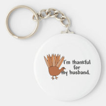 Thankful for My Husband Keychains