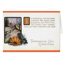 Thanksgiving Card For Friend