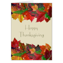 Thanksgiving Message Friendship Card