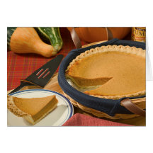 Thanksgiving Pumpkin Pie Card