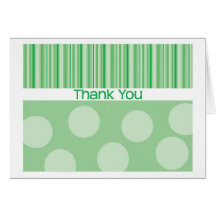 ThankYouGreen Greeting Card