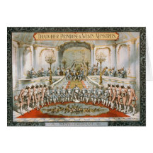 Thatcher Primrose and Wests Minstrels Greeting Card