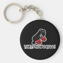 Thats how I roll quadskate edition Key Chain