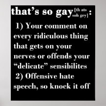 That's So Gay Posters