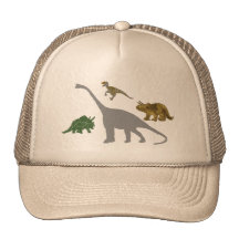 The 4 Dinos Mesh Hats