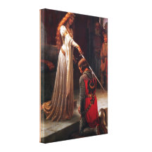 The Accolade ~ Edmund Blair Leighton Canvas Print