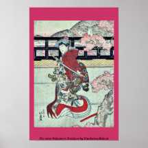 The actor Nakamura Tomijuro by Shunbaisai,Hokuei Posters