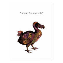 The Adorable Dodo Postcard