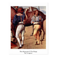 The Aftermath Of The Kings By Giorgione Post Card