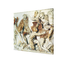 The Alexander Sarcophagus Stretched Canvas Prints
