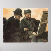 The Amateurs, c. 1878-80, Edgar Degas Poster