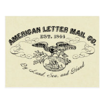 The American Letter Mail Company  Postcard
