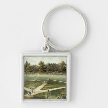The American National Game of Baseball Key Chains