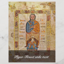 The Animal The Tetramorph Gospels Folio 5V By Thom Flyers