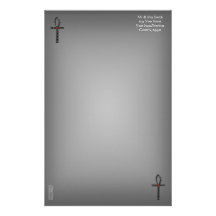 The Ankh (Silver) Personalised Stationery