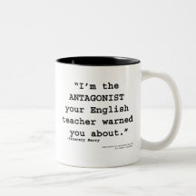 The Antagonist your English teacher warned you Coffee Mugs