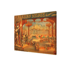 The Arabian Nights - Aladdin's Wonderful Lamp Gallery Wrapped Canvas