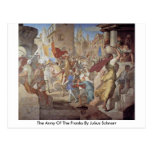 The Army Of The Franks By Julius Schnorr Postcards