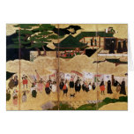 The Arrival of the Portuguese in Japan 3 Greeting Card