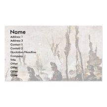 The Attack On The Madonna Scoperta Business Card