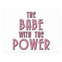 The Babe With The Power Post Cards