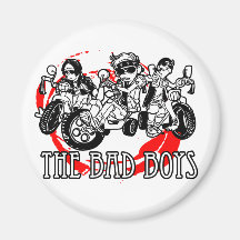 The Bad Boys of tricycle Fridge Magnet