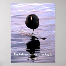 The balance in Life is th... Posters