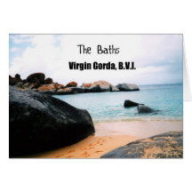 The Baths, Virgin Gorda B.V.I. Card