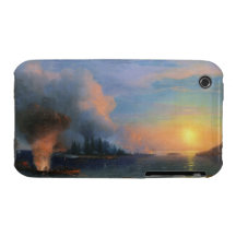 The Battle of Bomarsund Ivan Aivazovsky seascape iPhone 3 Case