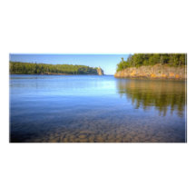 The Bay Around Split Rock Lighthouse Picture Card