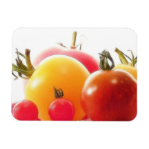 The Beauty Of Heirloom Tomatoes Rectangular Magnet