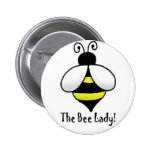 The Bee Lady Buttons