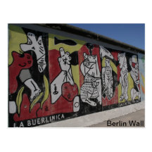 The Berlin Wall Postcard
