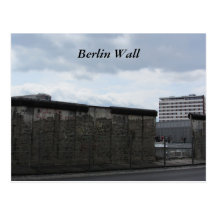 The Berlin Wall Postcard