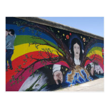 The Berlin Wall Postcard
