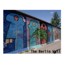 The Berlin Wall Postcard